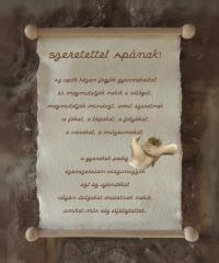 Szeretettel Apámnak! Szeretettel Apámnak!